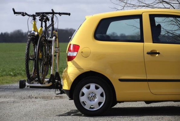 Fahrräder lassen sich mit dem VW Fox auch transportieren