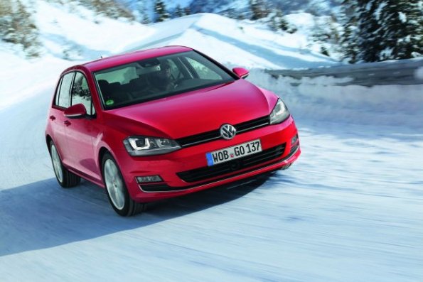 Frontansicht des VW Golf 4Motion