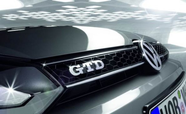 Wie beim GTI gehört beim GTD auch das Logo mit dazu