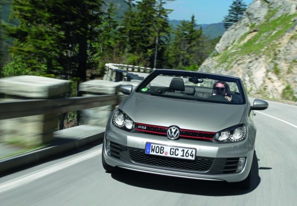 Das Gesicht des VW Golf GTI Cabriolet