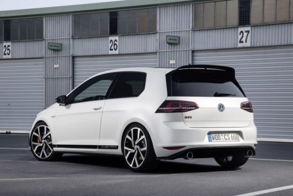 Die Heckpartie des VW Golf GTi Clubsport 