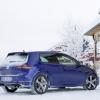 <p>Seitenansicht des VW Golf R</p>