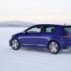 <p>Die Seiten- und Heckpartie des VW Golf R</p>