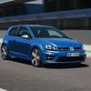 <p>Front- und Seitenansicht des Volkswagen Golf R</p>