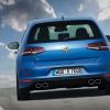 <p>Das Heck des Volkswagen Golf R</p>