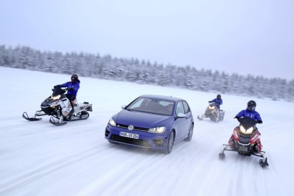 Außenaufnahme mit dem Golf R 