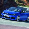 <p>Die Frontpartie des VW Golf R Cabriolet</p>