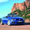 <p>Die Fahrzeugfront des VW Golf R Cabriolet</p>