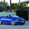 <p>Die Frontpartie des VW Golf R Cabriolet</p>