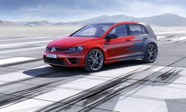 Front- und Seitenansicht des VW Golf R Touch