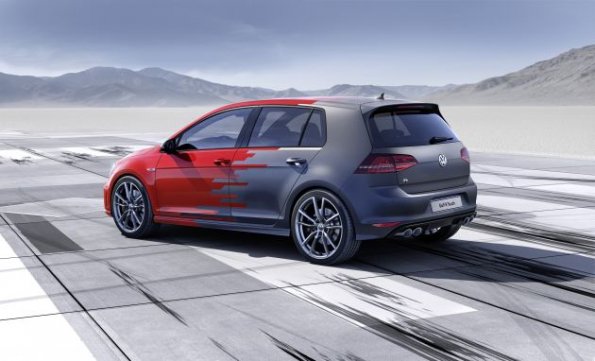 Seitenansicht des VW Golf R Touch