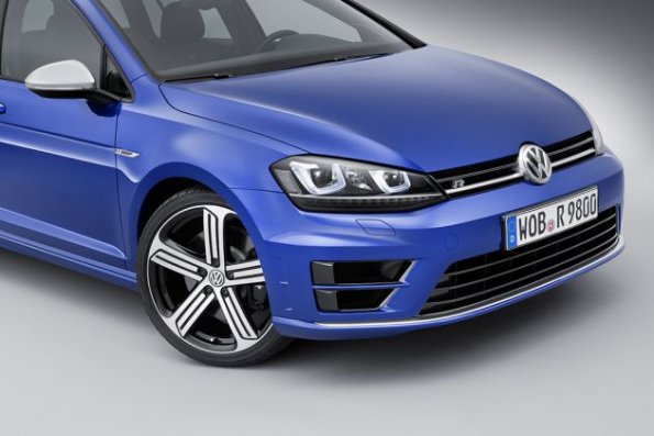 Detail am VW Golf R Variant