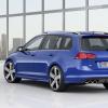 Heckpartie des VW Golf R Variant