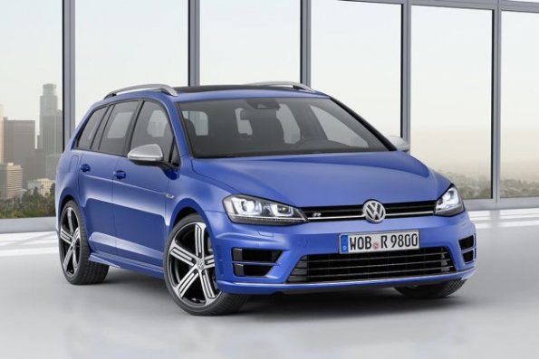 Frontpartie des VW Golf R Variant