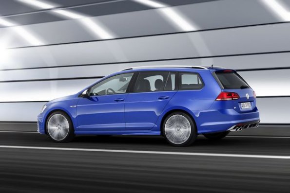 Seitenansicht des VW Golf R Variant