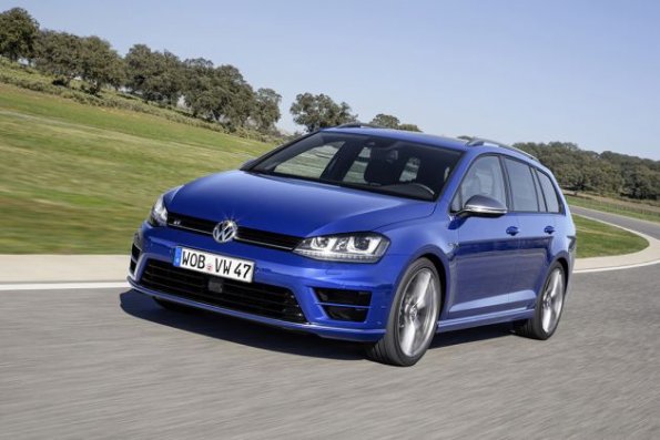 Frontansicht des VW Golf R Variant 