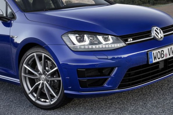 Detail am VW Golf R Variant 