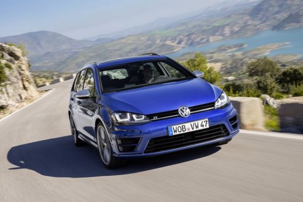 Frontansicht des VW Golf R Variant 