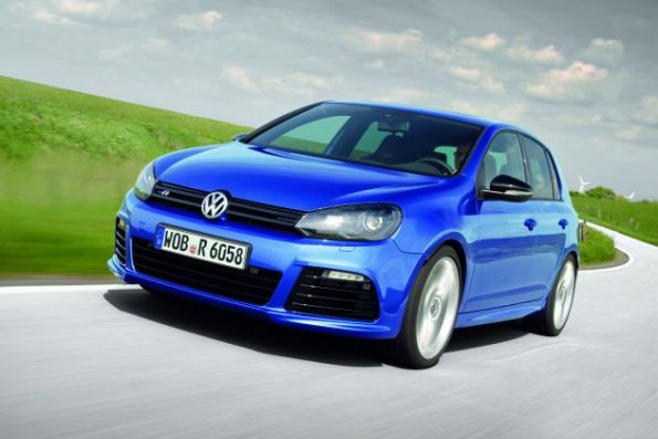 Die Frontpartie des VW Golf R