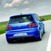 Eine Aufnahme der Heckpartie des VW Golf R