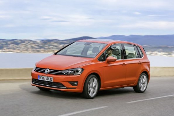 Frontansicht des VW Golf Sportsvan 