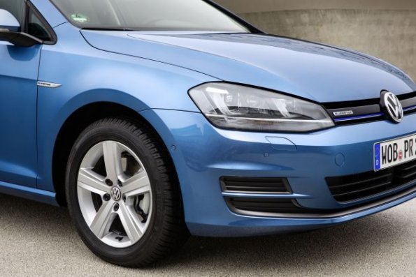 Detailansicht des VW Golf TGI BlueMotion 