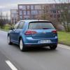 Die Heckansicht des VW Golf TGI BlueMotion 