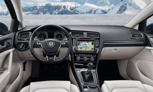 Das Cockpit im VW Golf Variant