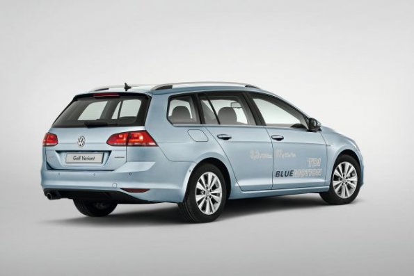 Die Heckpartie des VW Golf Variant