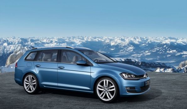 Front- und Seitenpartie am VW Golf Variant