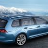 <p>Die Seitenpartie des VW Golf Variant</p>