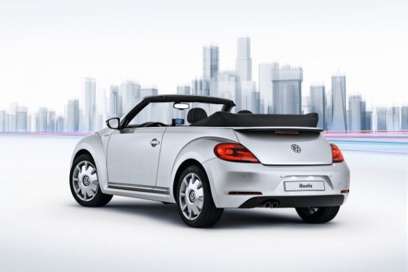 Die Heckpartie des VW iBeetle Cabriolet