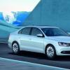 Die Seitenpartie des VW Jetta Hybrid