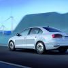 Die Heckpartie des VW Jetta Hybrid