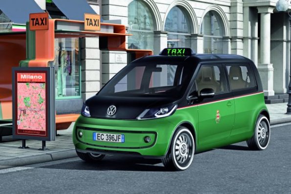 Frontansicht des VW Milano Taxi Konzept