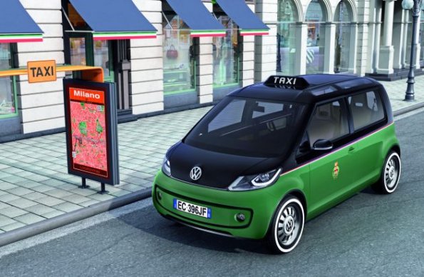 Außenansicht des VW Milano Taxi Konzept