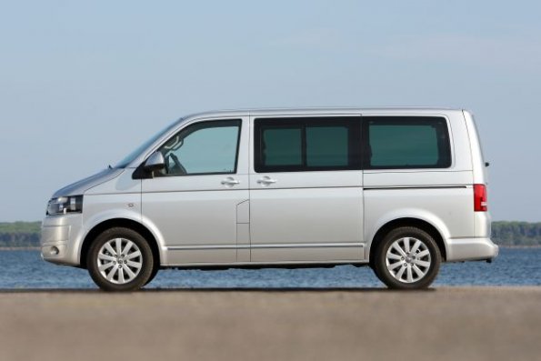 Die Silhouette des VW Multivan