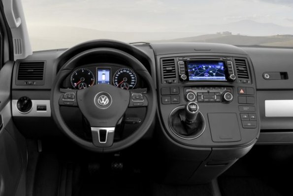 Das Cockpit im VW Multivan