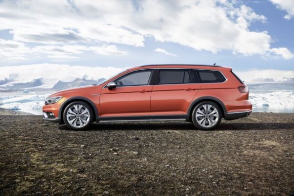 Silhouette des VW Passat Alltrack 