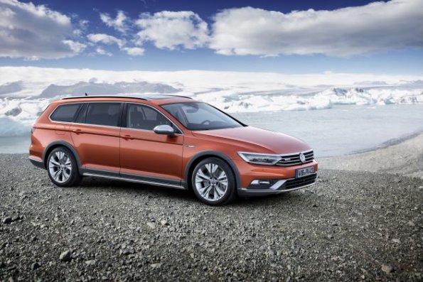 Die Seite des VW Passat Alltrack 