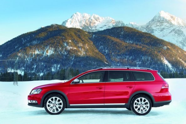 Die Silhouette des VW Passat Alltrack