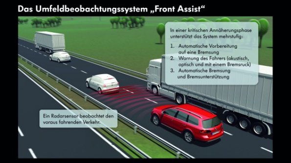 Der Front-Assist im VW Passat Alltrack