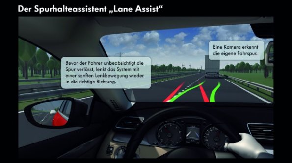 Das Lane-Assist-System im VW Passat Alltrack