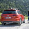 Heckpartie des VW Passat Alltrack 