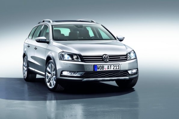 Die Frontpartie des VW Passat Alltrack