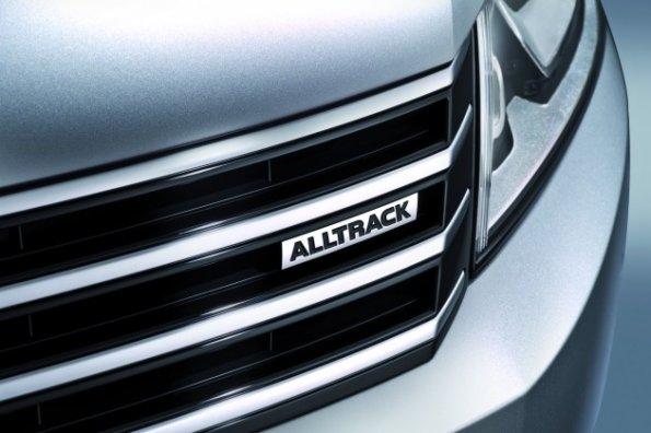 Eine Detailaufnahme am VW Passat Alltrack