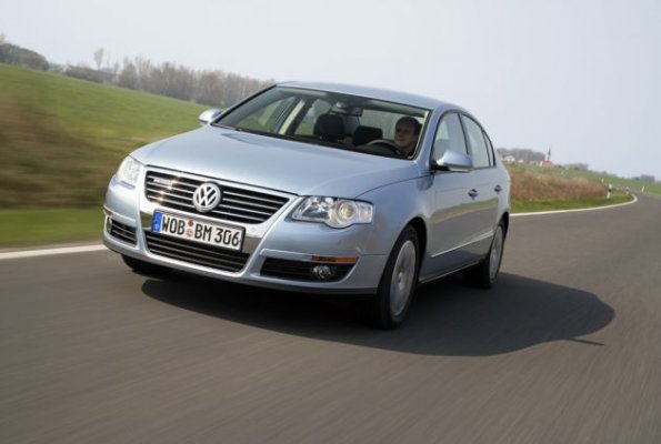 Frontansicht des Volkswagen BlueMotion