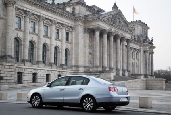 Seitenansicht des Volkswagen BlueMotion