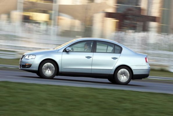 Seitenansicht des Volkswagen BlueMotion