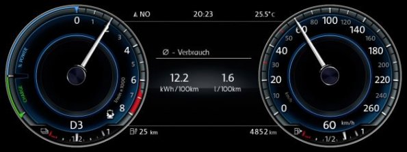 Detail aus dem VW Passat GTE